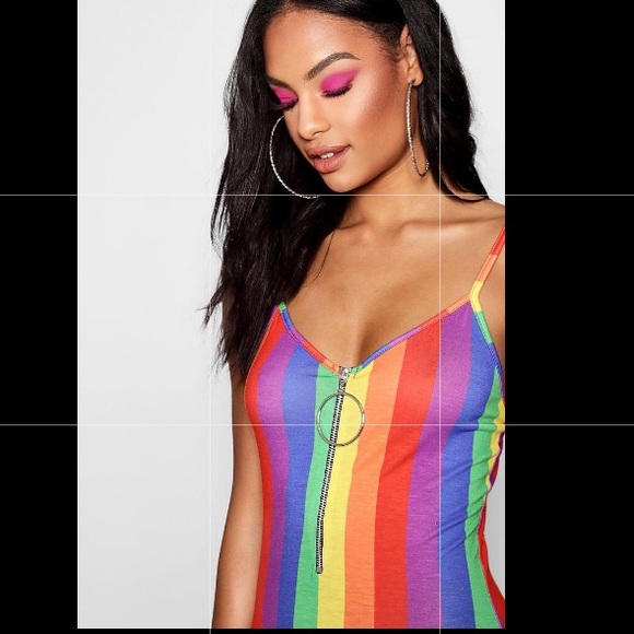 🌈Spaghetti strap midi dress - Picture 4 of 7